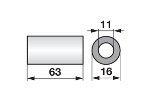 Mulag MRM 300 hüvely 11x16x63mm